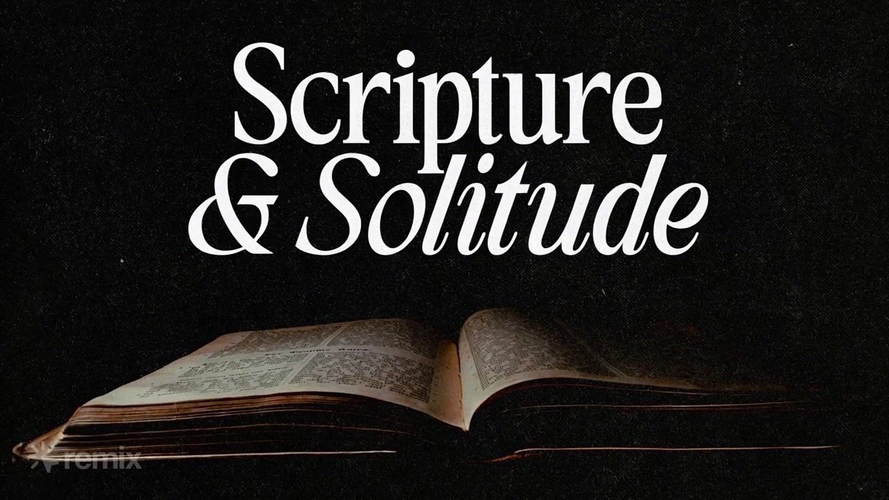 Scripture and Solitude: stinger