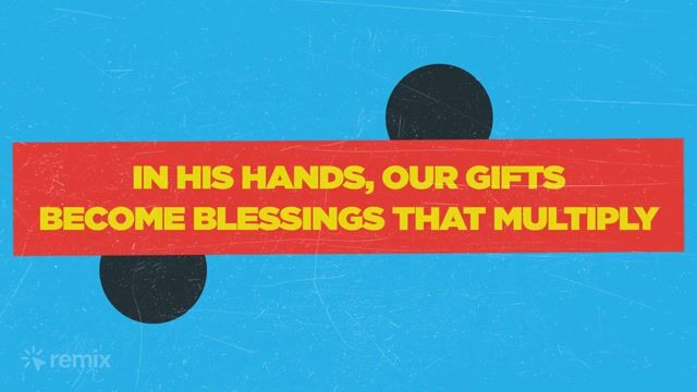 The Generous Life: sermon bumper